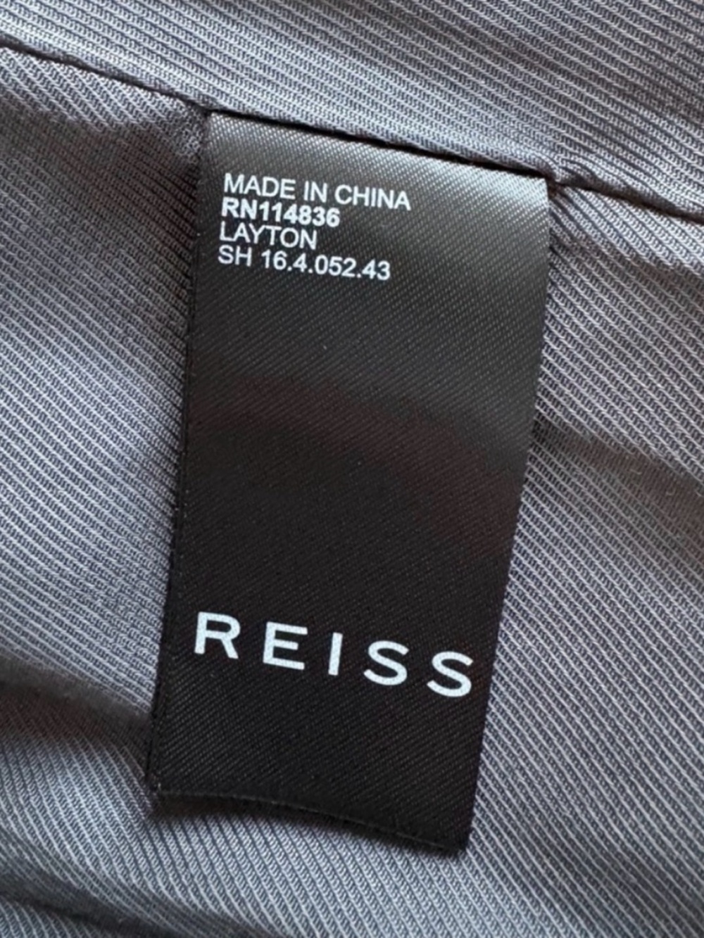 REISS 🩶 Layton Single Breasted Blazer - Picture 8 of 8